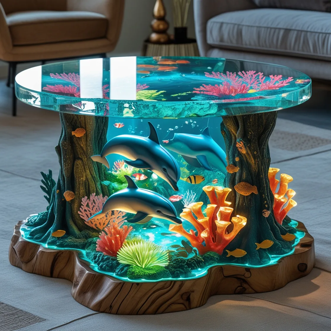 Dolphin-Aquarium-Tables