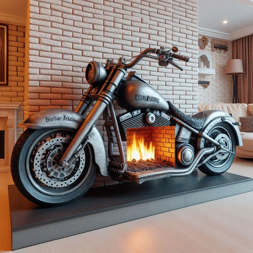 Harley-Davidson-Fireplace