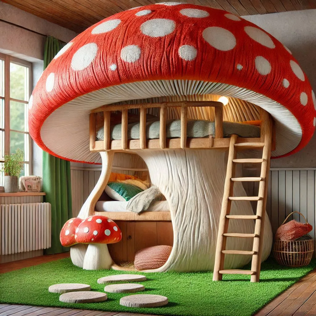 Mushroom-Bunk-Bed