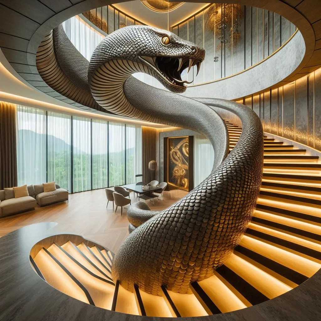 Snake-Shaped-Staircase