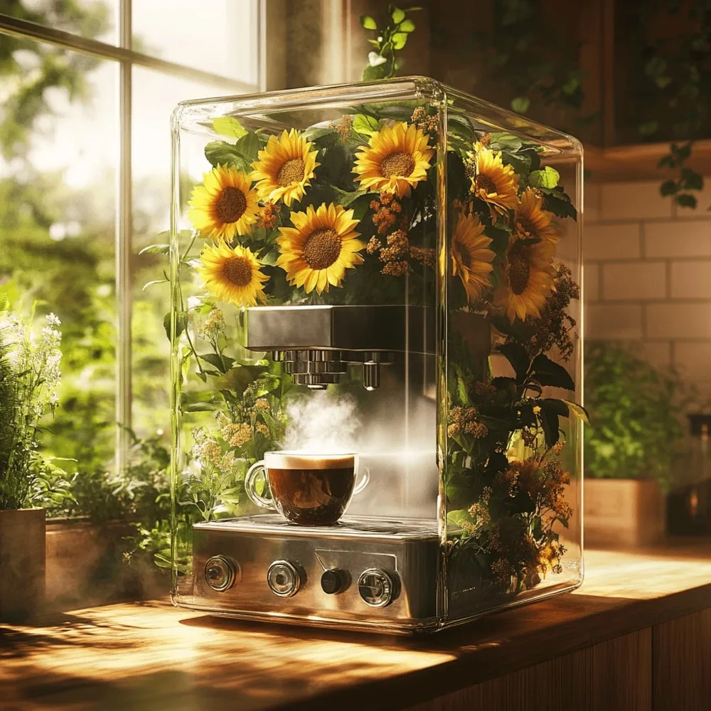 Flower-Inspired Coffee Machines