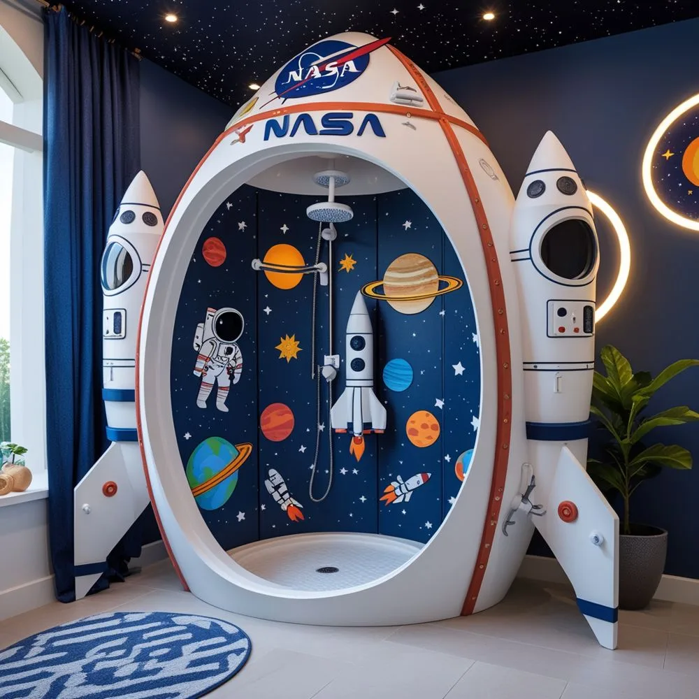 Rocket-Shaped-Bathroom