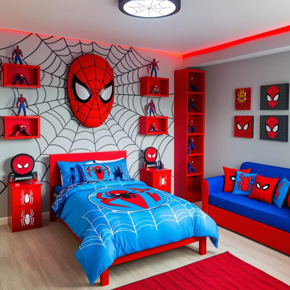 Spider-Man-Themed-Bedroom