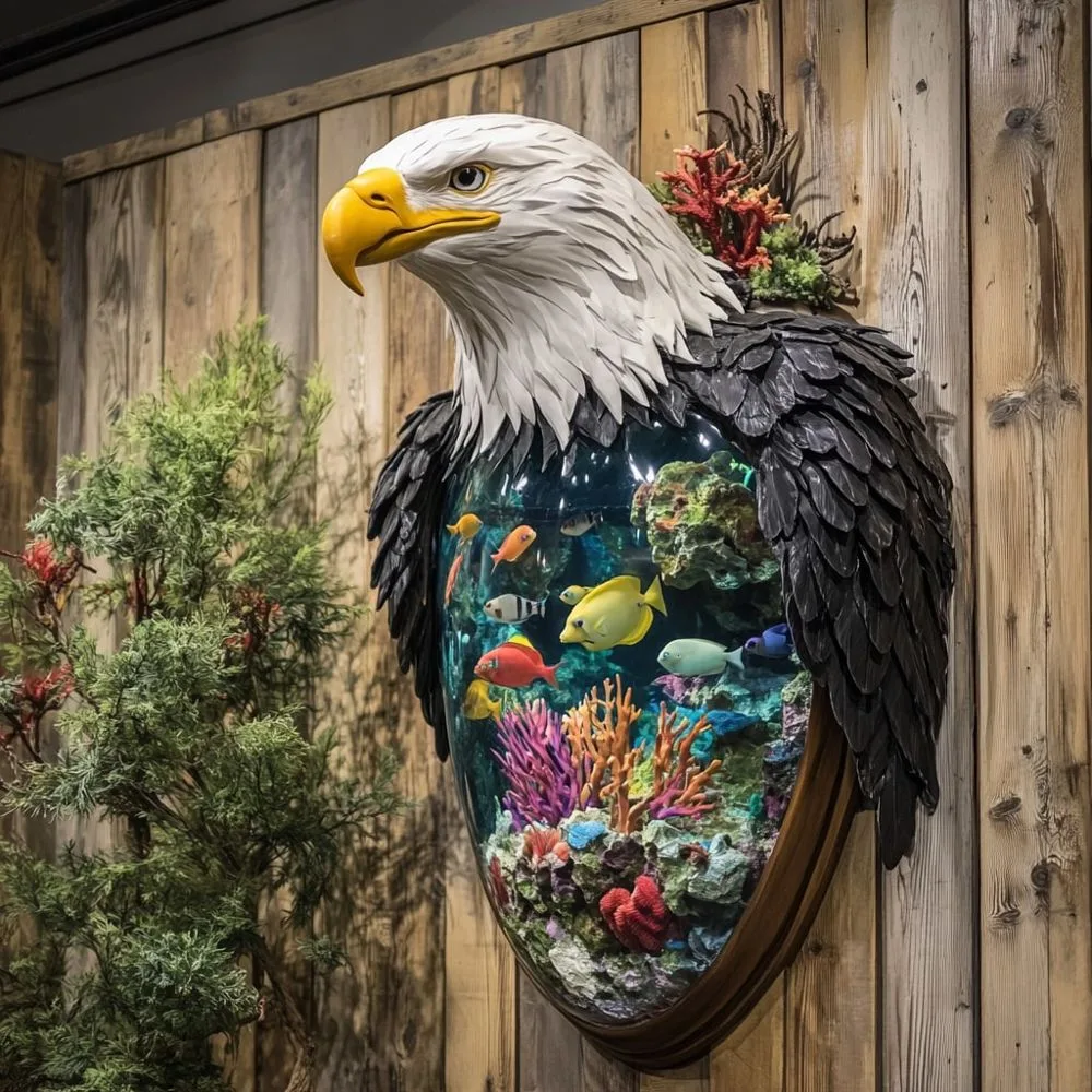 Eagle-Shaped-Aquarium