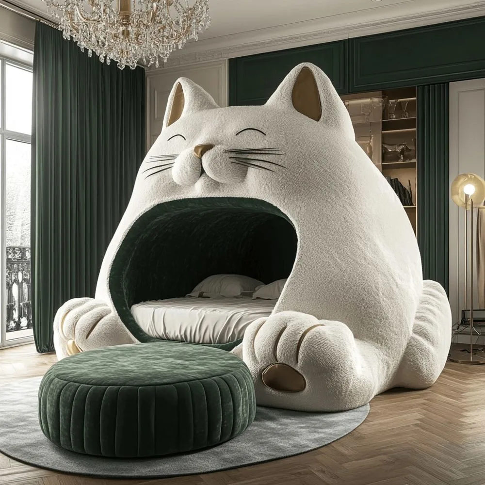 Giant-Cat-Shaped-Lounge-Pods