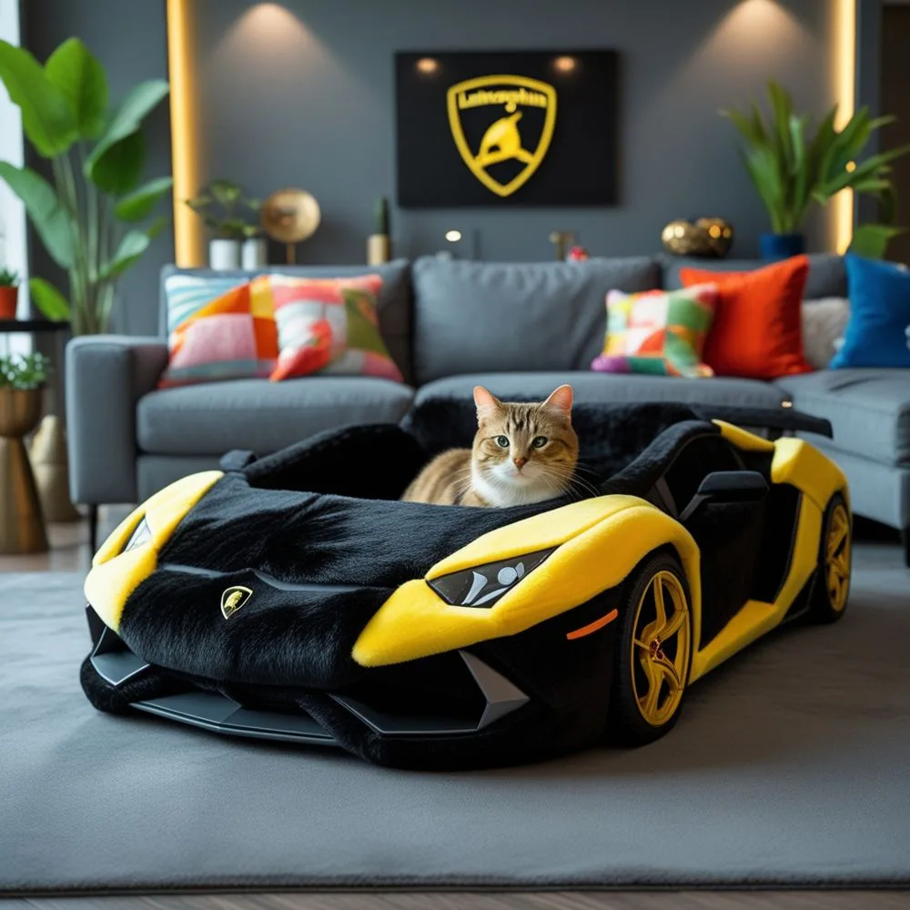 Lamborghini-Inspired-Pet-Bed