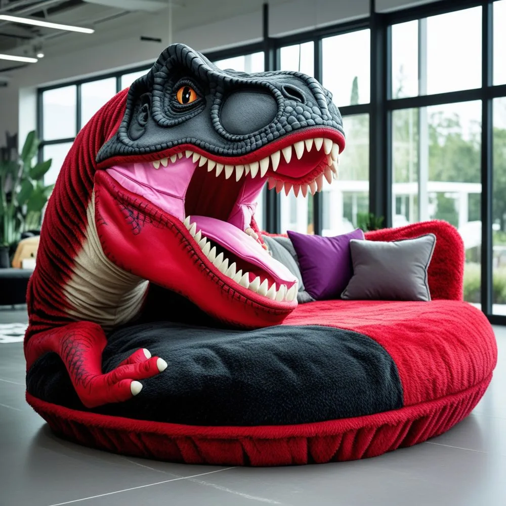 T-Rex-Shaped-Couch