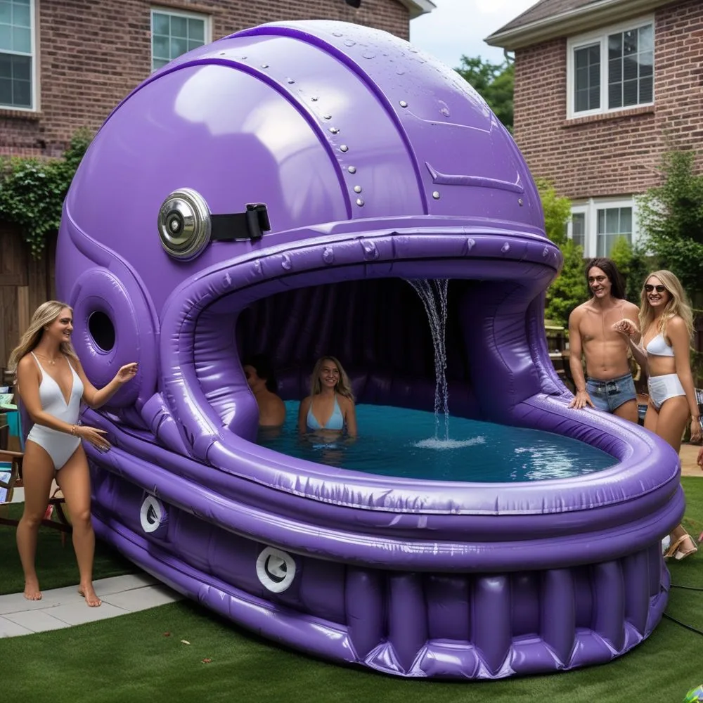 Giant Inflatable Helmet Pool