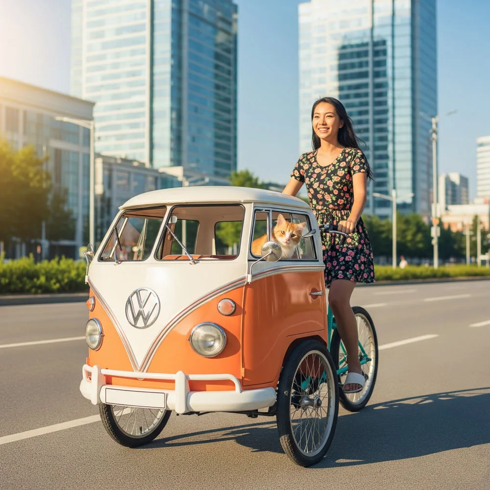 Volkswagen Bicycle Pet Stroller