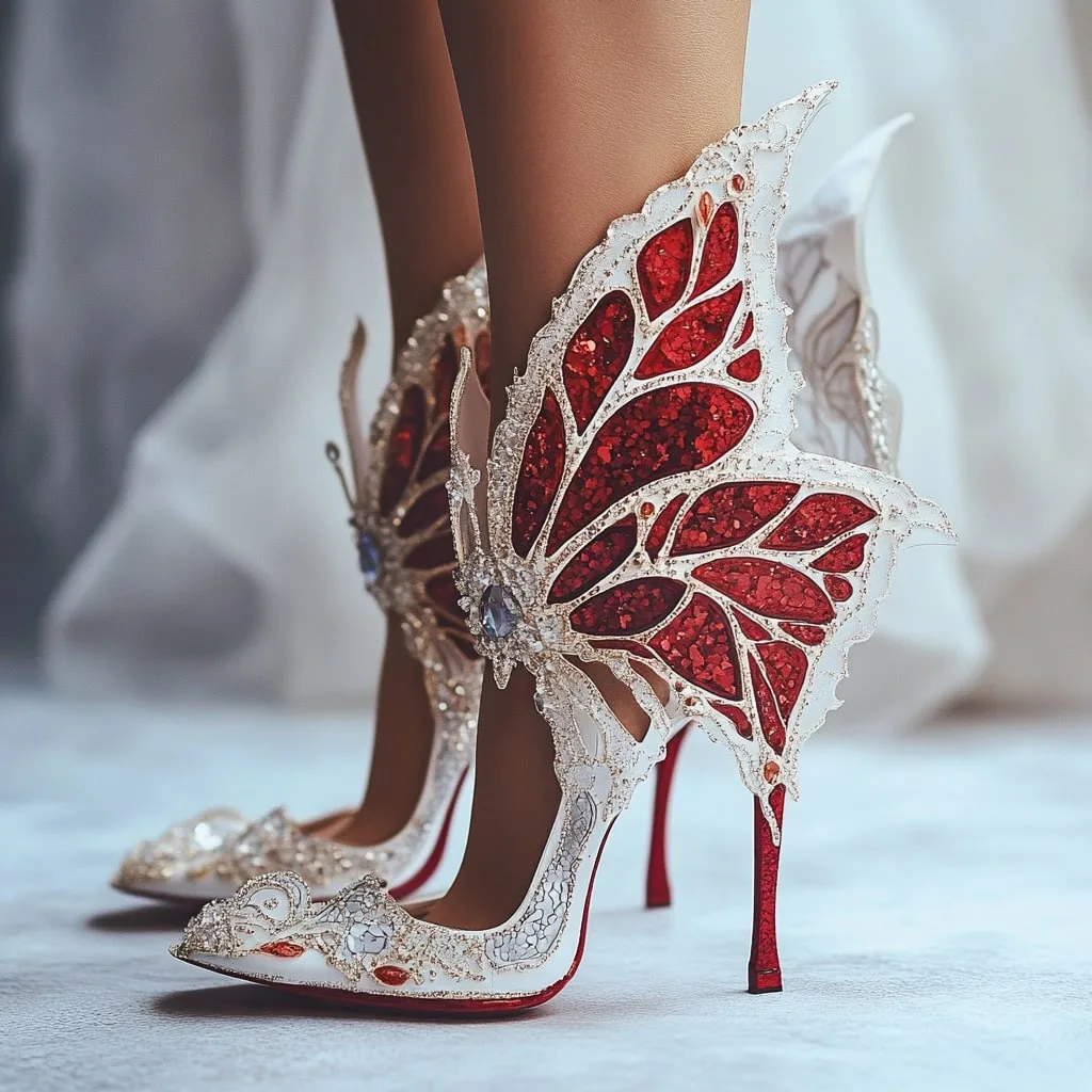 Butterfly High Heels
