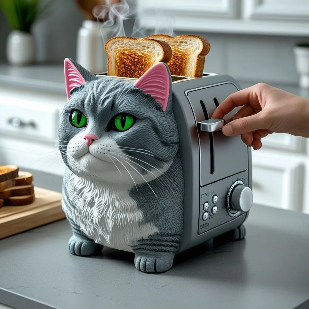 Cat Shaped Toaster