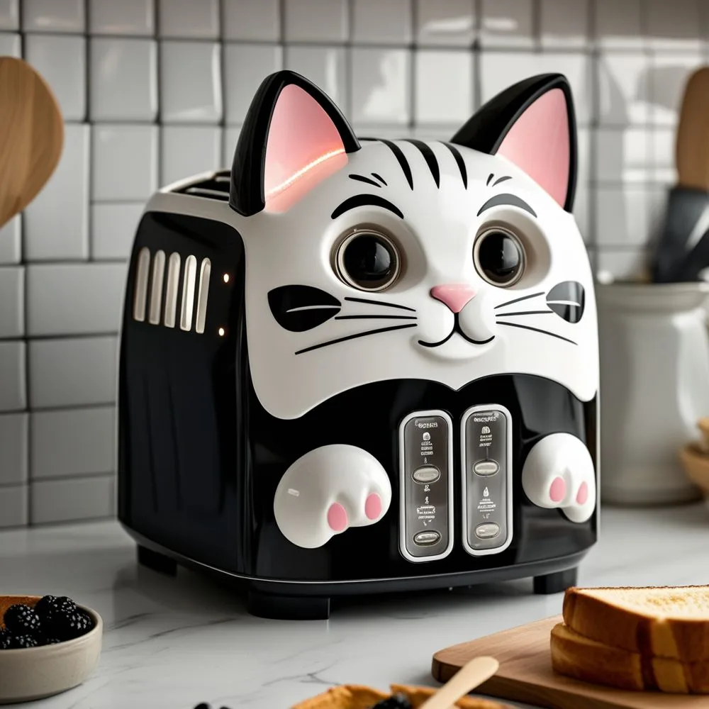 Cat-Shaped Toaster
