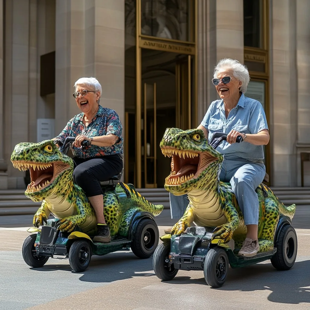 Dinosaur Mobility Scooter