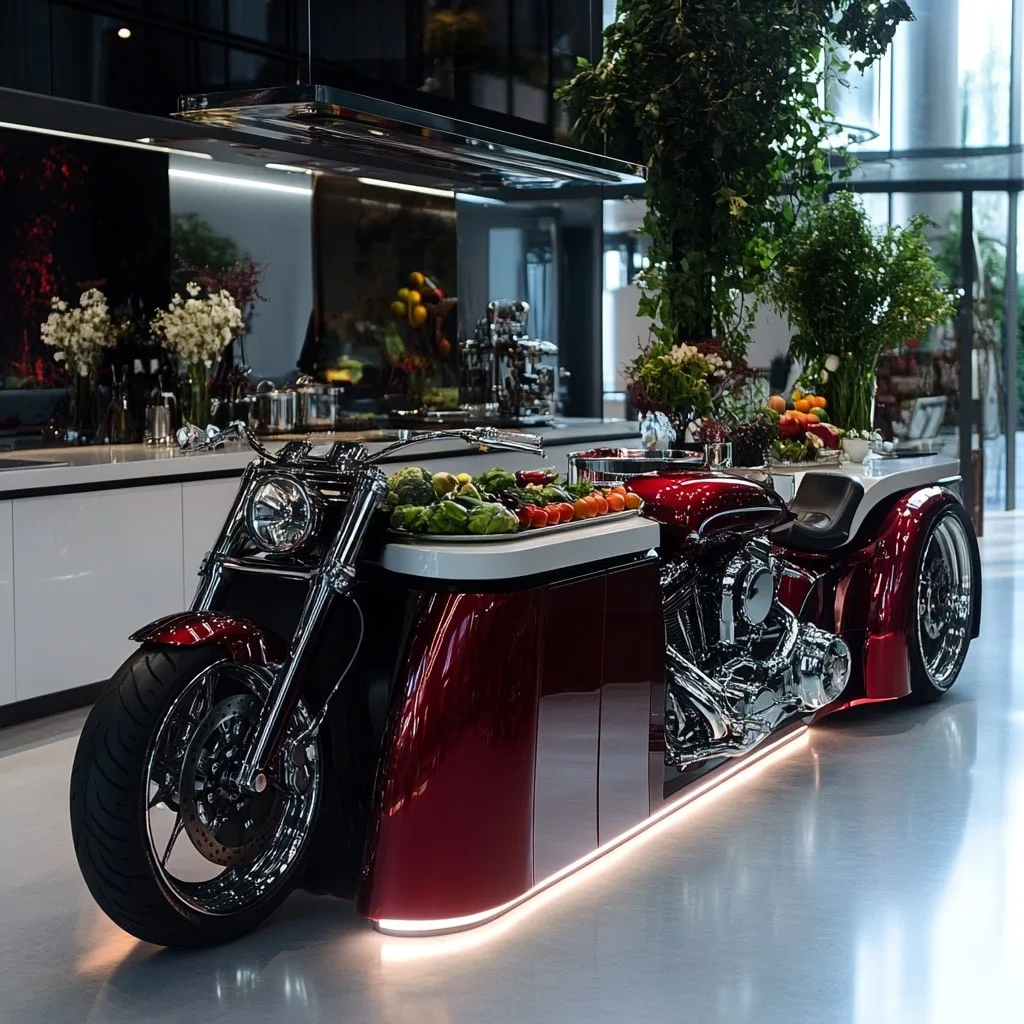 Harley Davidson Kitchen Island