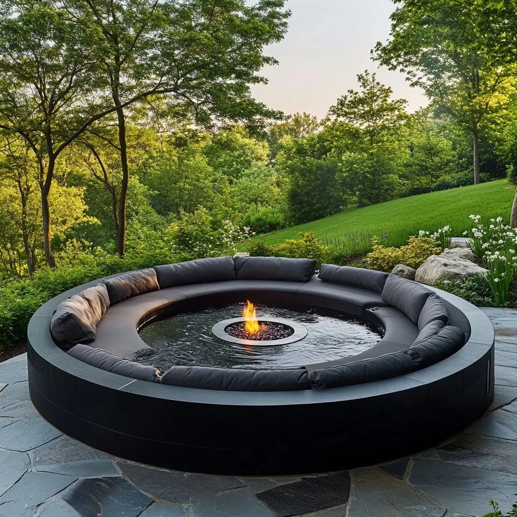 Hot Tubs With Fire Pit