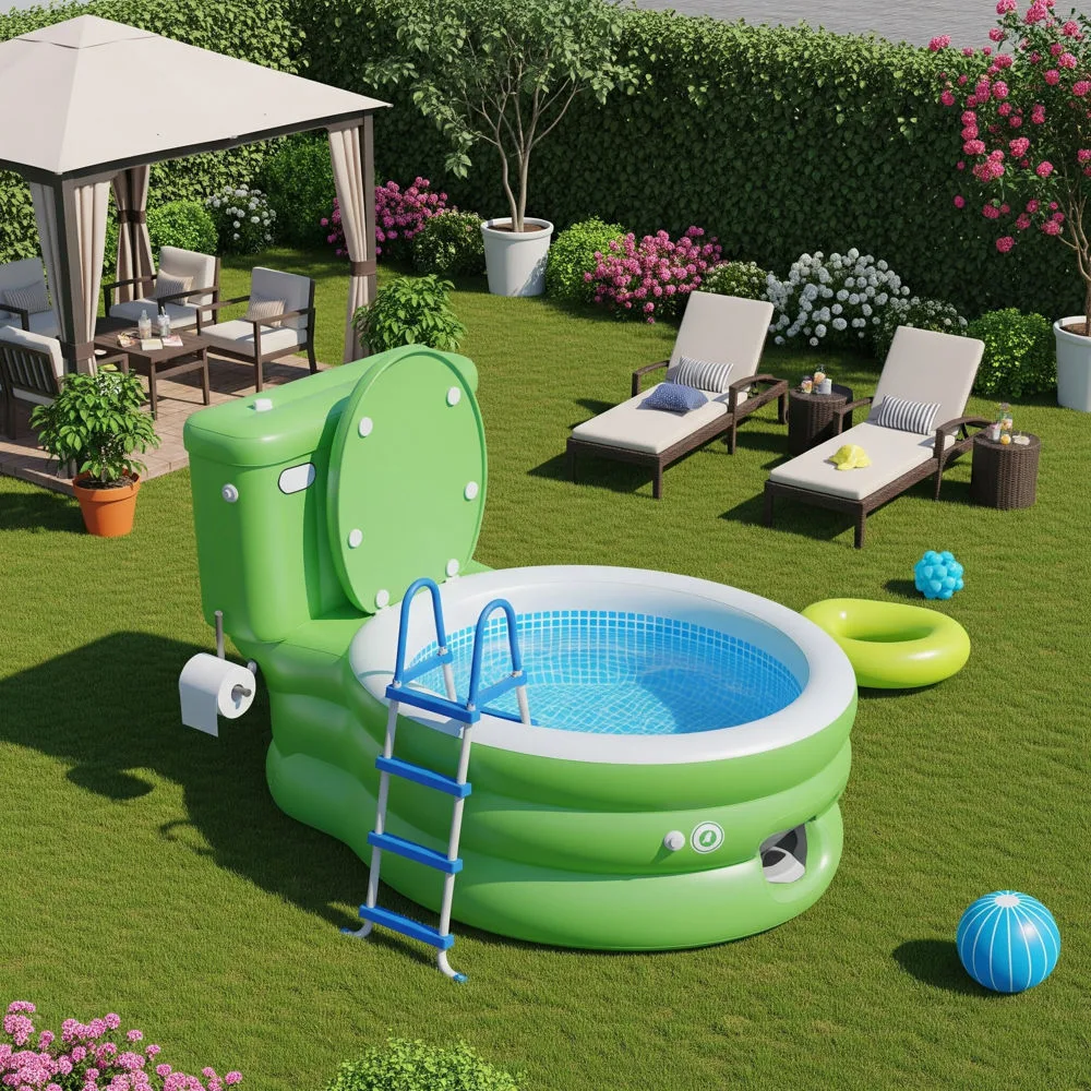 Inflatable Toilet Pool