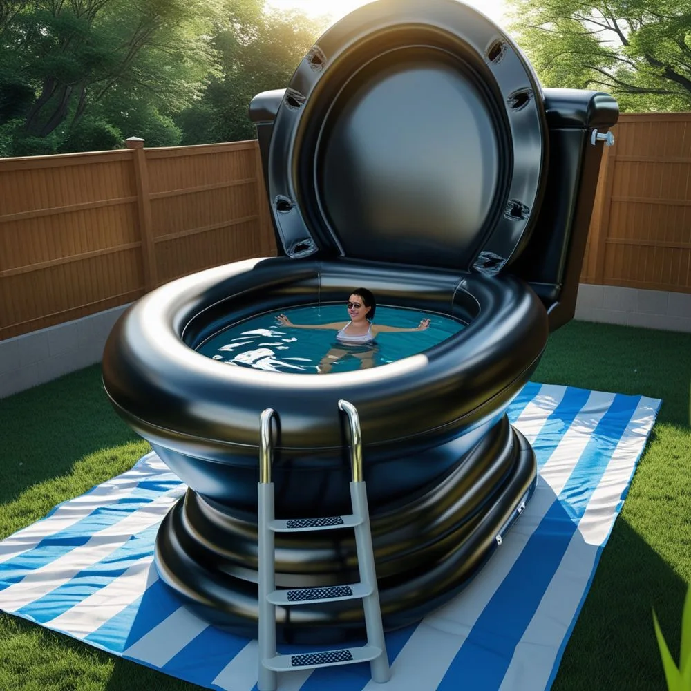 Inflatable Toilet Pools
