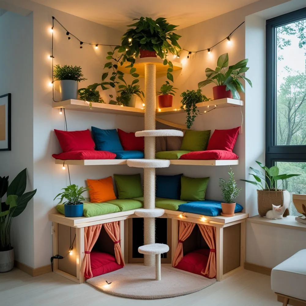 Corner Cat Towers