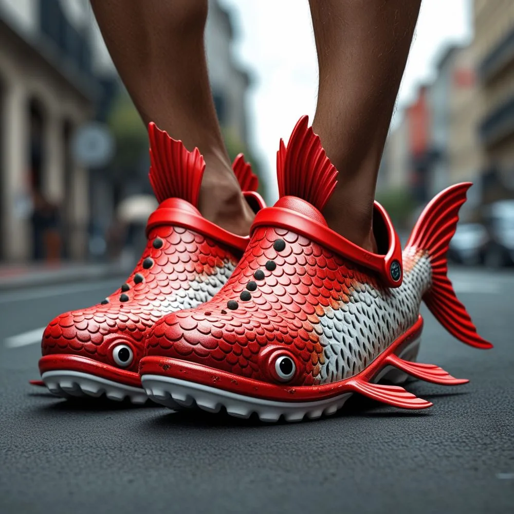 Fish Shaped Crocs