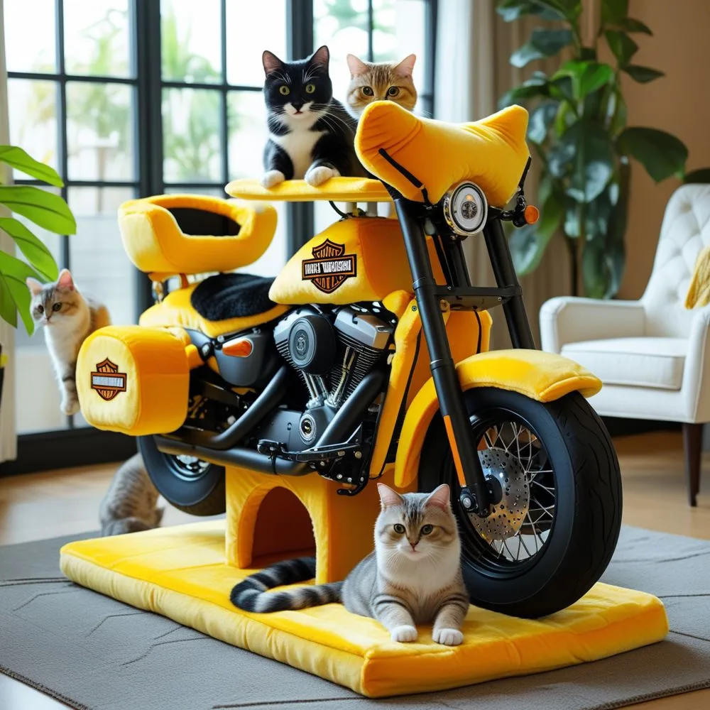 Harley Davidson Cat Tree