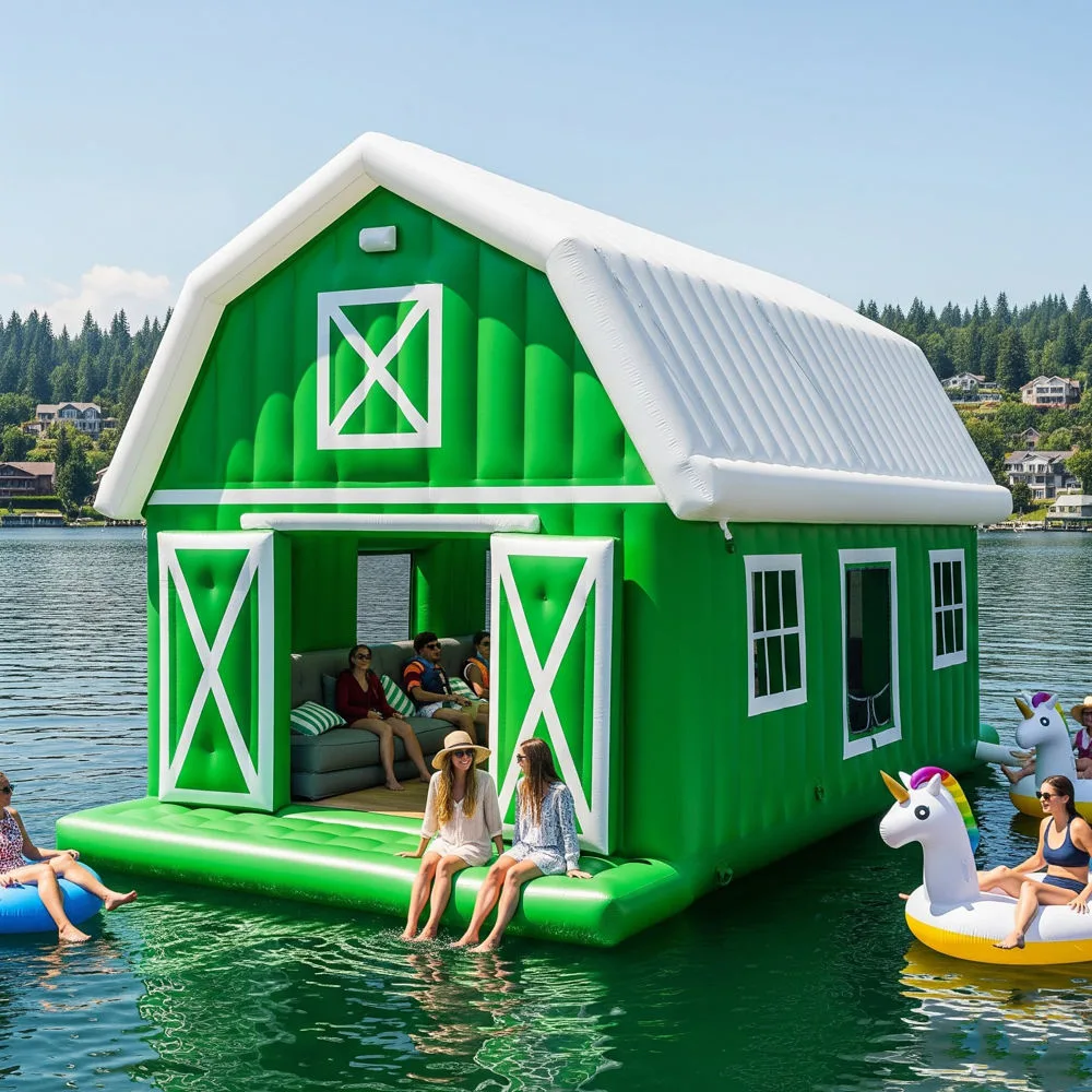 Inflatable Barn Lake Floats