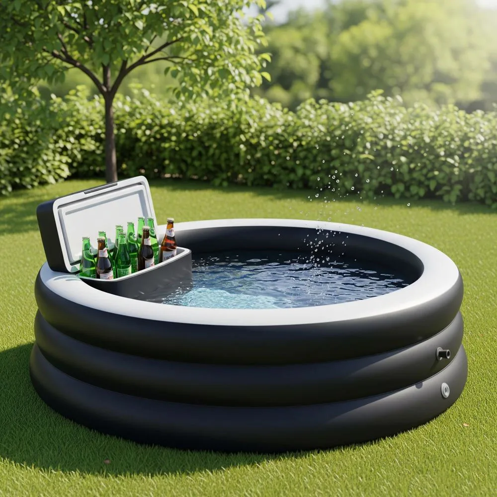 Inflatable Pools with Built-In Coolers