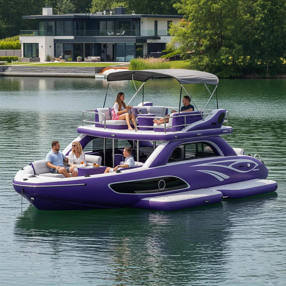 Inflatable Yacht Lake Floats