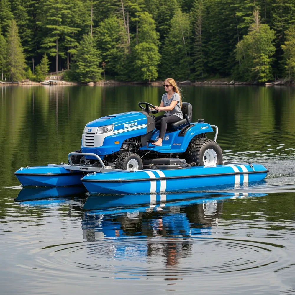Lawnmower Pontoon Boat