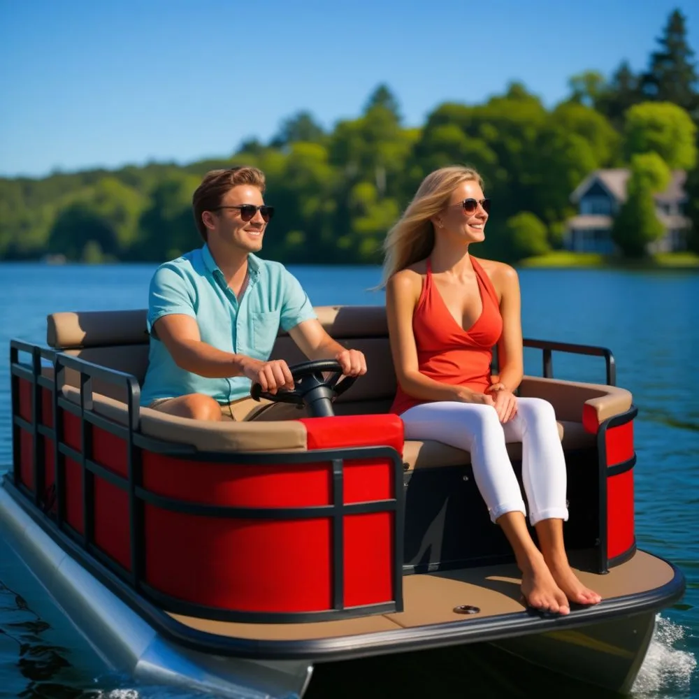 Mini Pontoon Boat