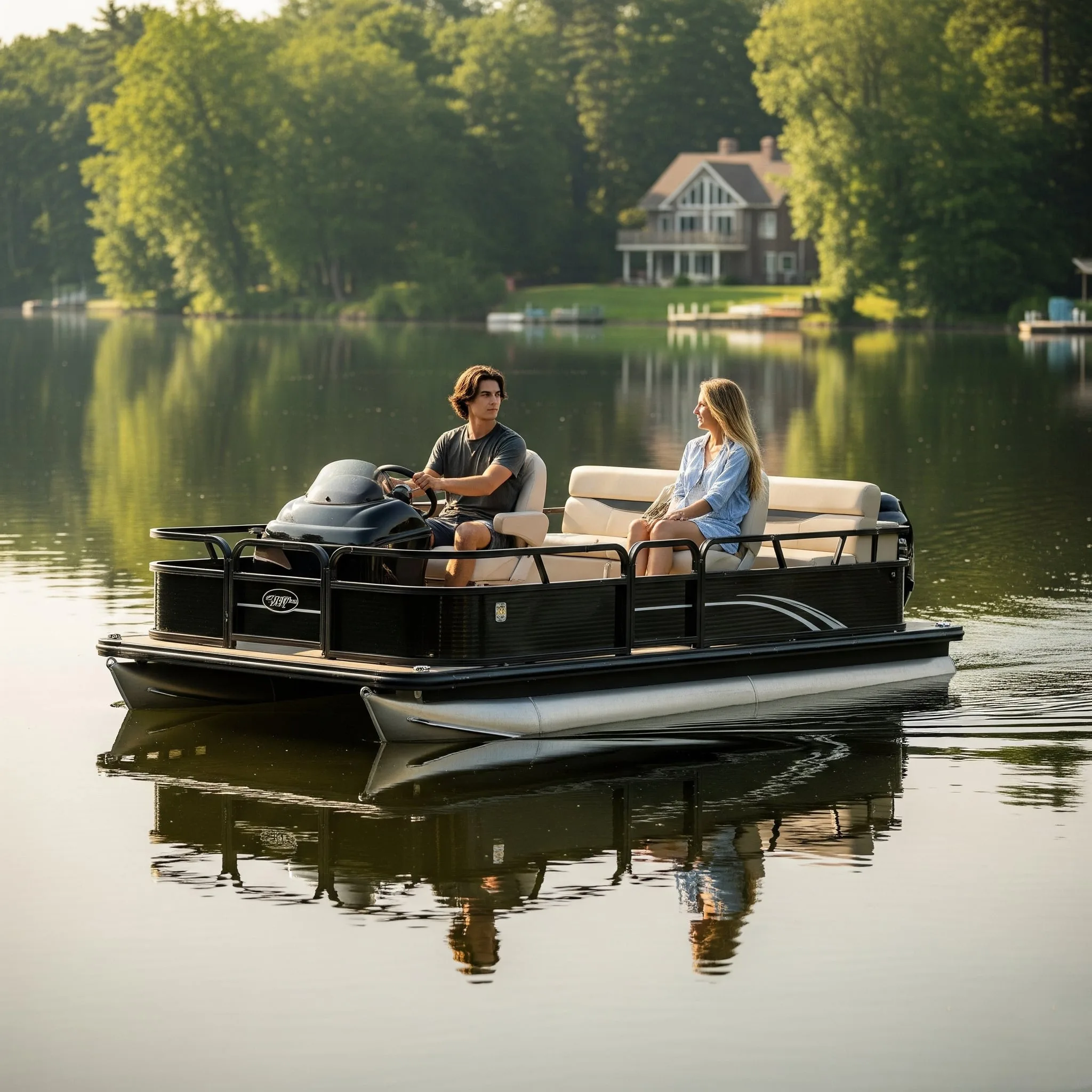 Mini Pontoon Boat