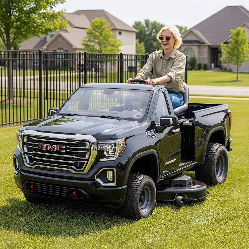 Pickup Truck Lawn Mower