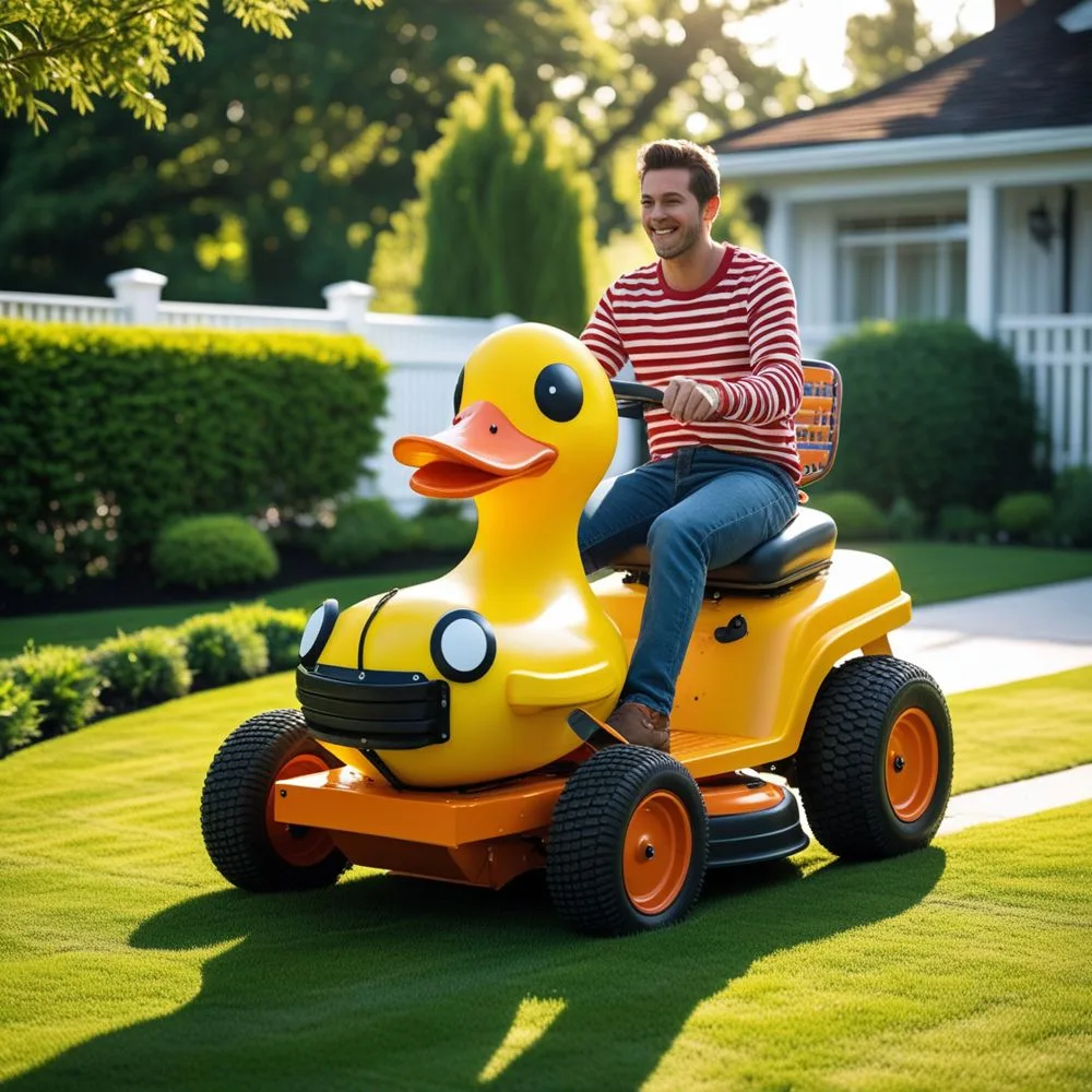 Rubber Ducky Lawn Mowers