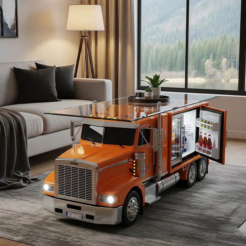 Semi Truck Coffee Table