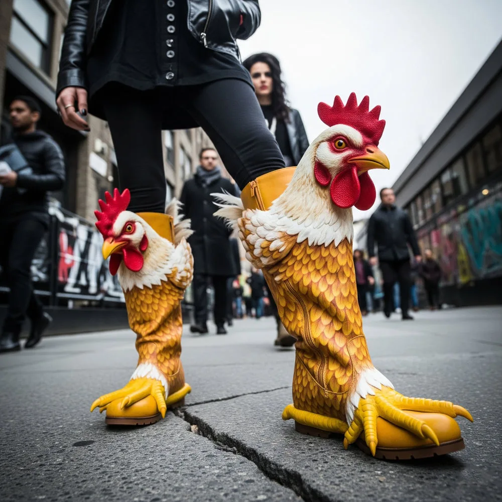 Chicken Shaped High Heels