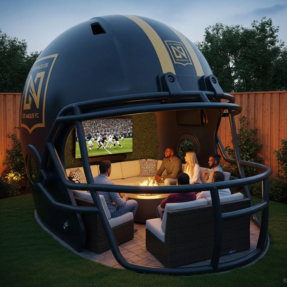 Giant Football Helmet Gazebos