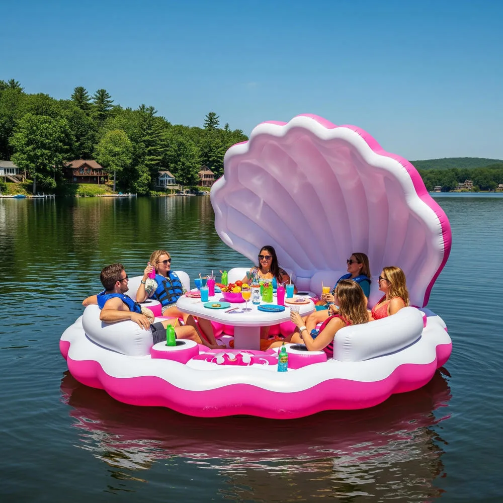 Giant Inflatable Clam Lake Floats