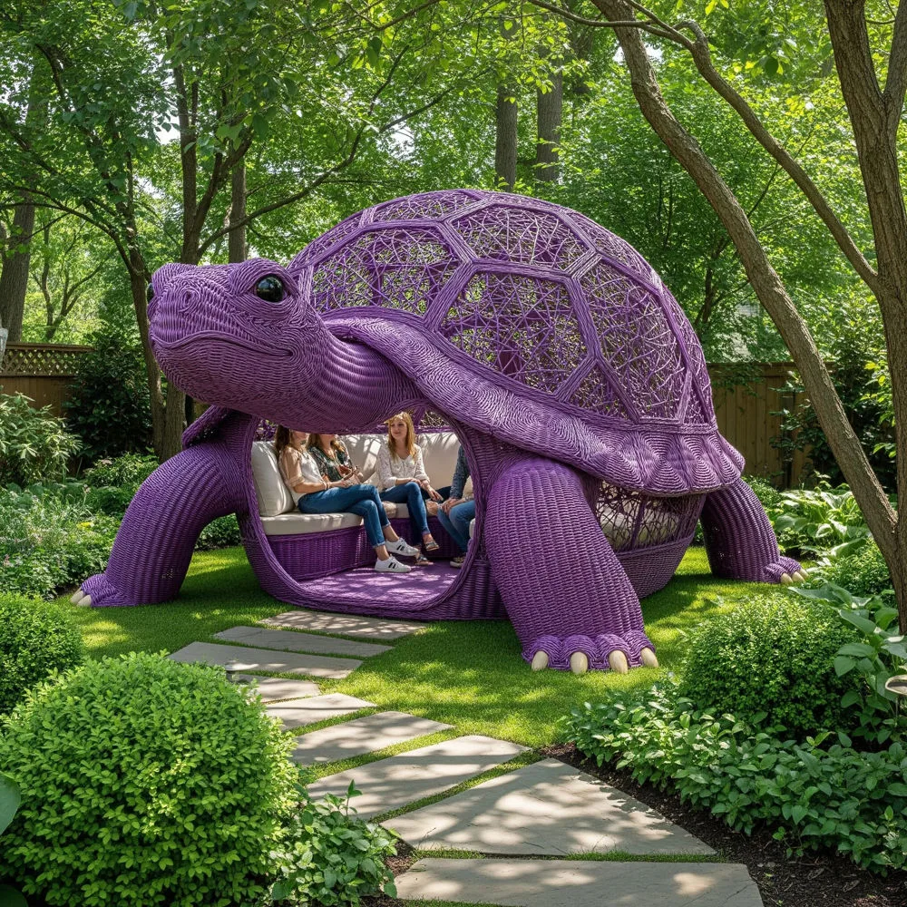 Giant Turtle Shaped Seating Area
