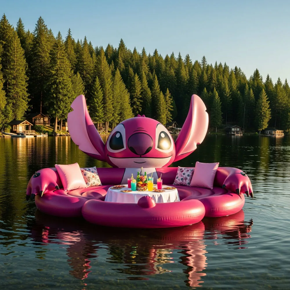 Inflatable Giant Stitch Lake Floats