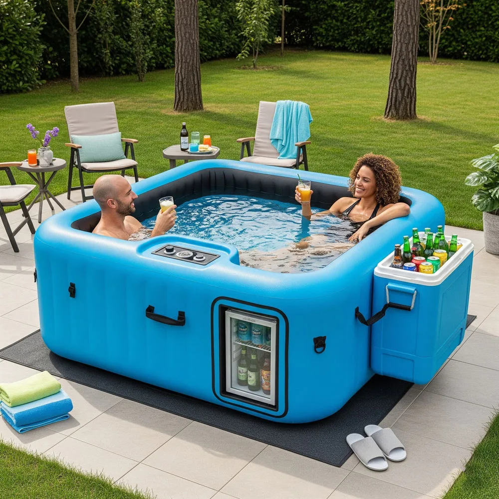 Inflatable Hot Tubs With Fridge And Coolers