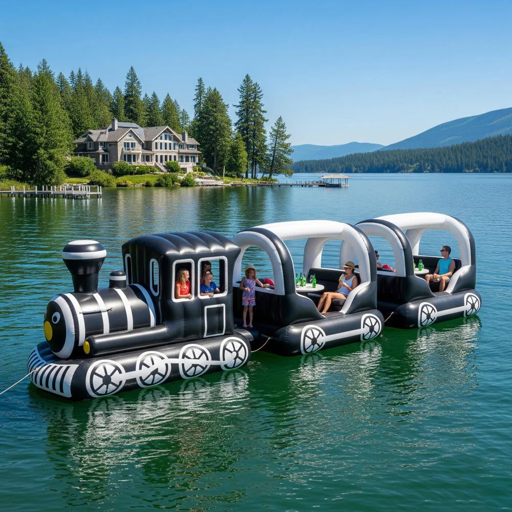 Inflatable Train Lake Floats
