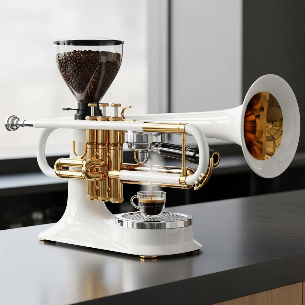 Trumpet Shaped Coffee Maker