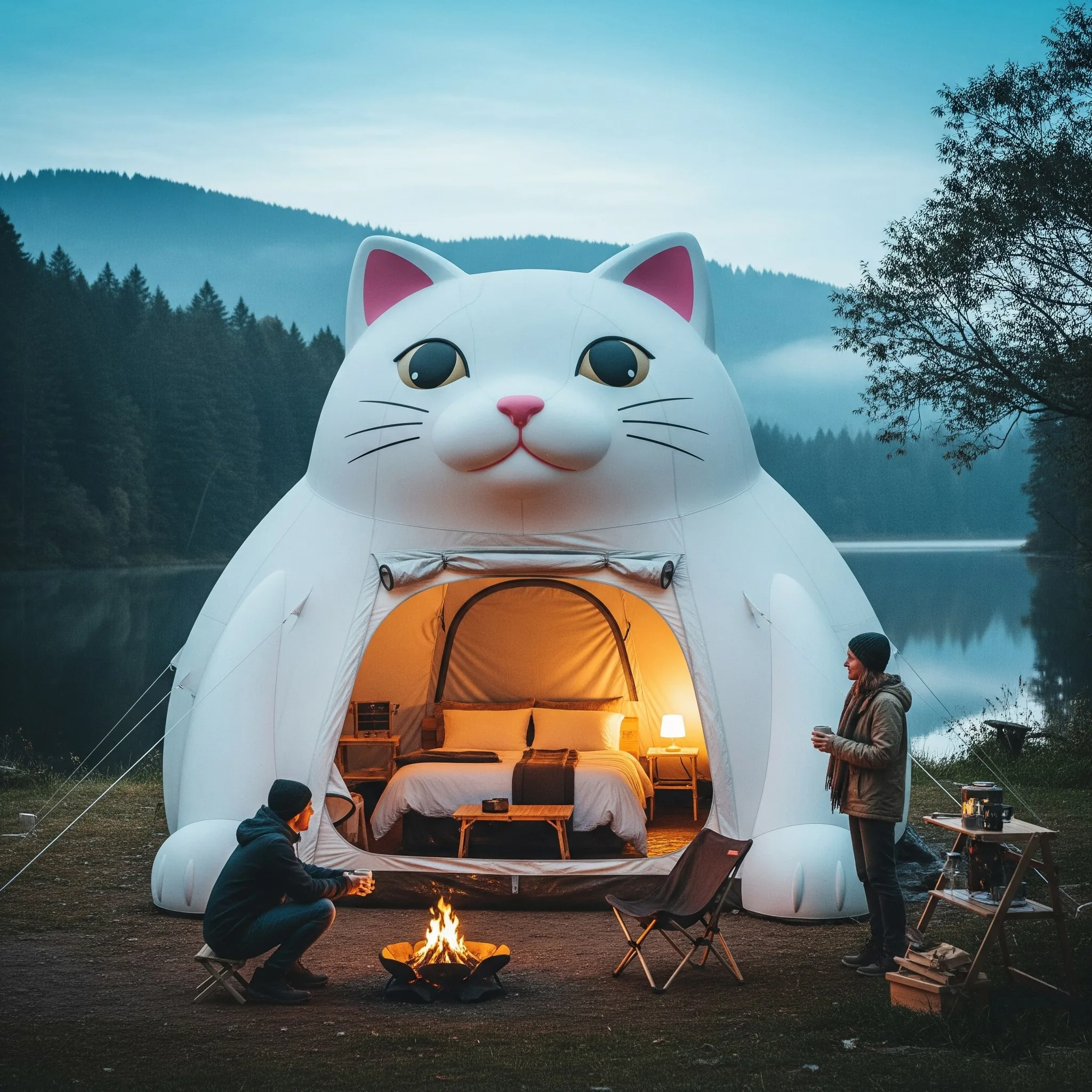 Giant Cat Shaped Tent