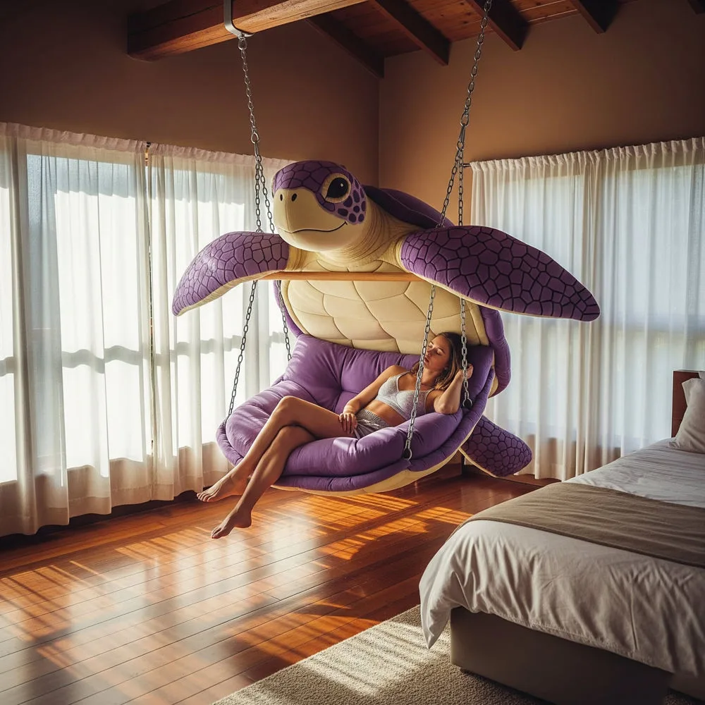 Giant Turtle Shaped Swing Loungers