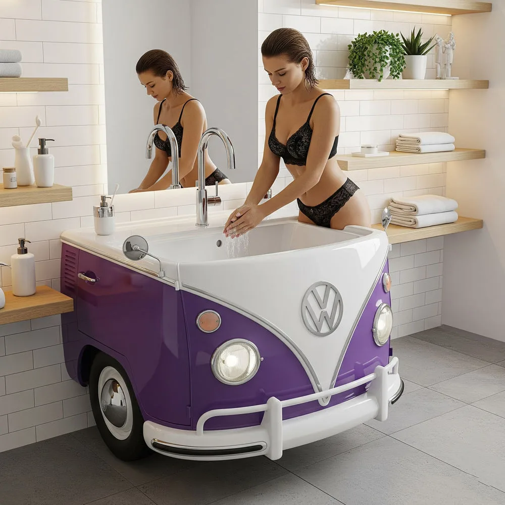 VW Bus Shaped Sinks