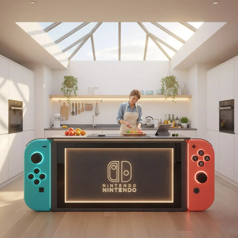 Gaming Console Controller Kitchen Islands
