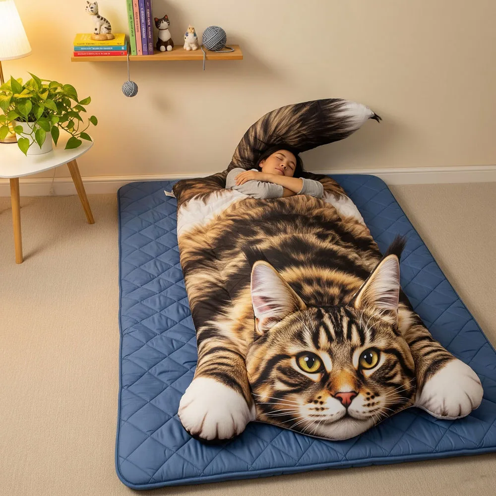 Giant Cat Shaped Sleeping Bag