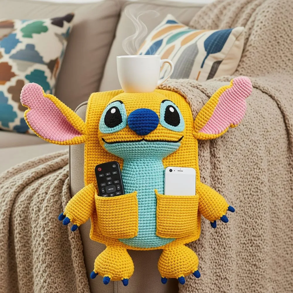 Handmade Stitch Sofa Organizer